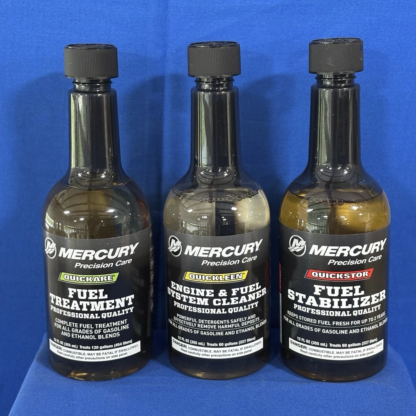 Mercury Fuel Care System – Quickare, Quickleen & Quickstor 3 Pack System