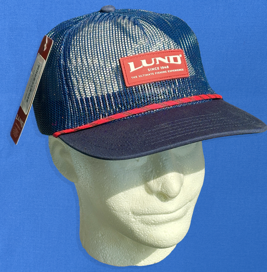 Lund Navy-Blue Mesh Cap