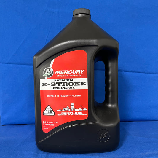 Mercury 8M0229790 – Premium 2‑Stroke Outboard Oil, 1 Gallon