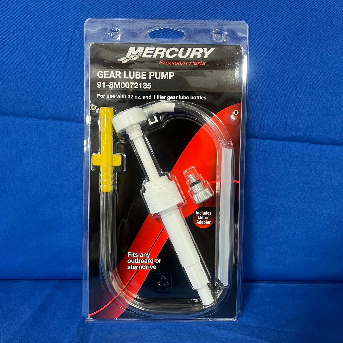 Mercury Gear Lube & Pump Kit – SAE 90 Gear Oil + Pump