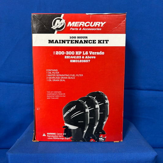 Mercury 100 Hour Maintenance Kit 8M0120657 - 200-300 HP L6 Verado