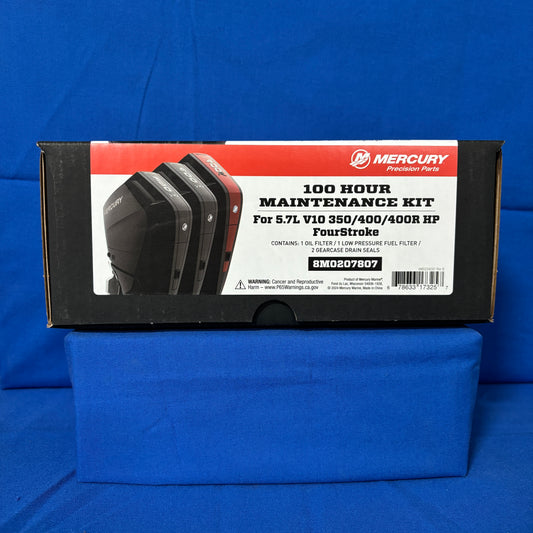 Mercury 100 Hour Maintenance Kit 8M0207807 - For 5.7 L V10 350/400/400R HP FourStroke