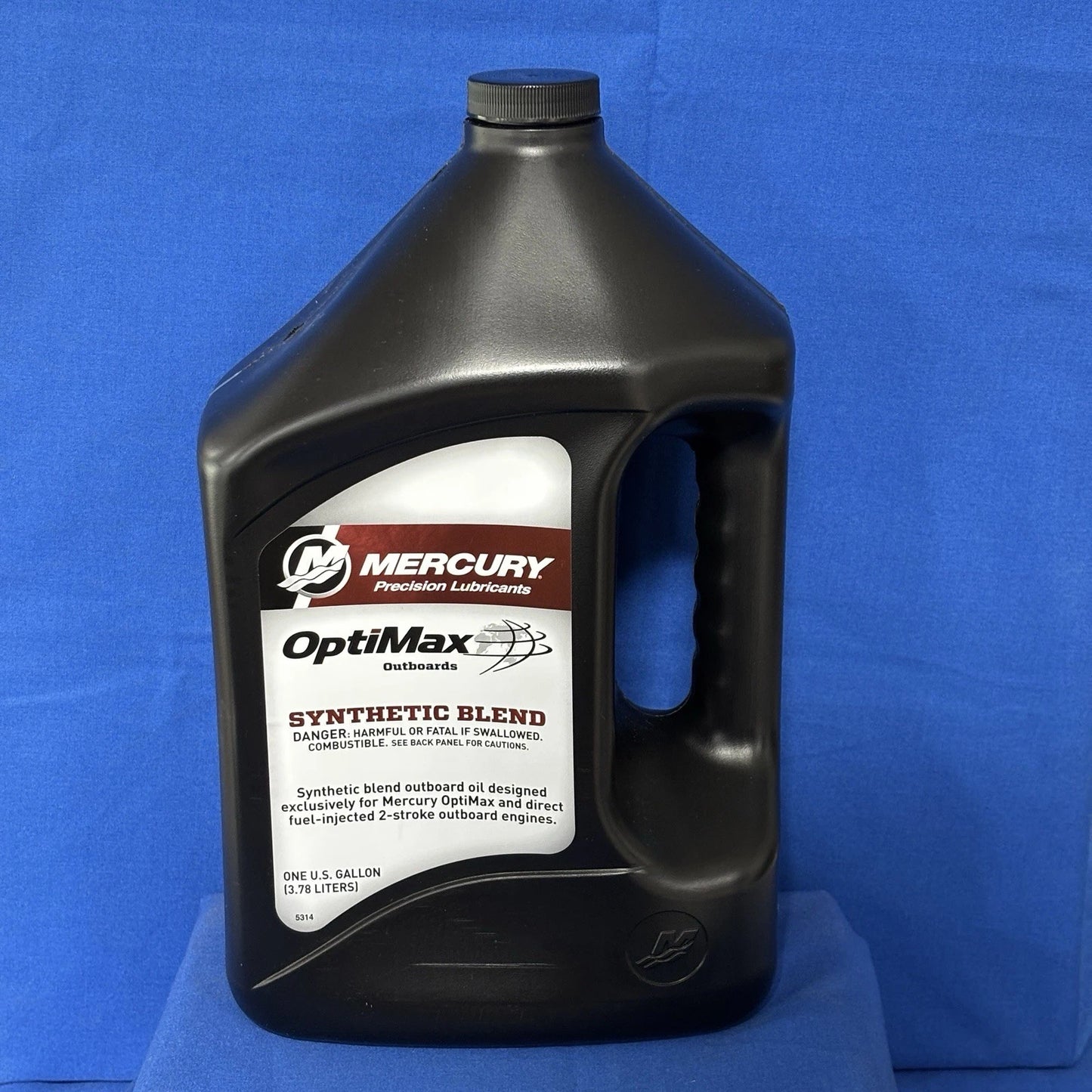 Mercury 8M0229798 – Optimax DFI 2‑Stroke Synthetic Blend Engine Oil, 1 Gallon